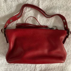 Coach Red Leather shoulder bag